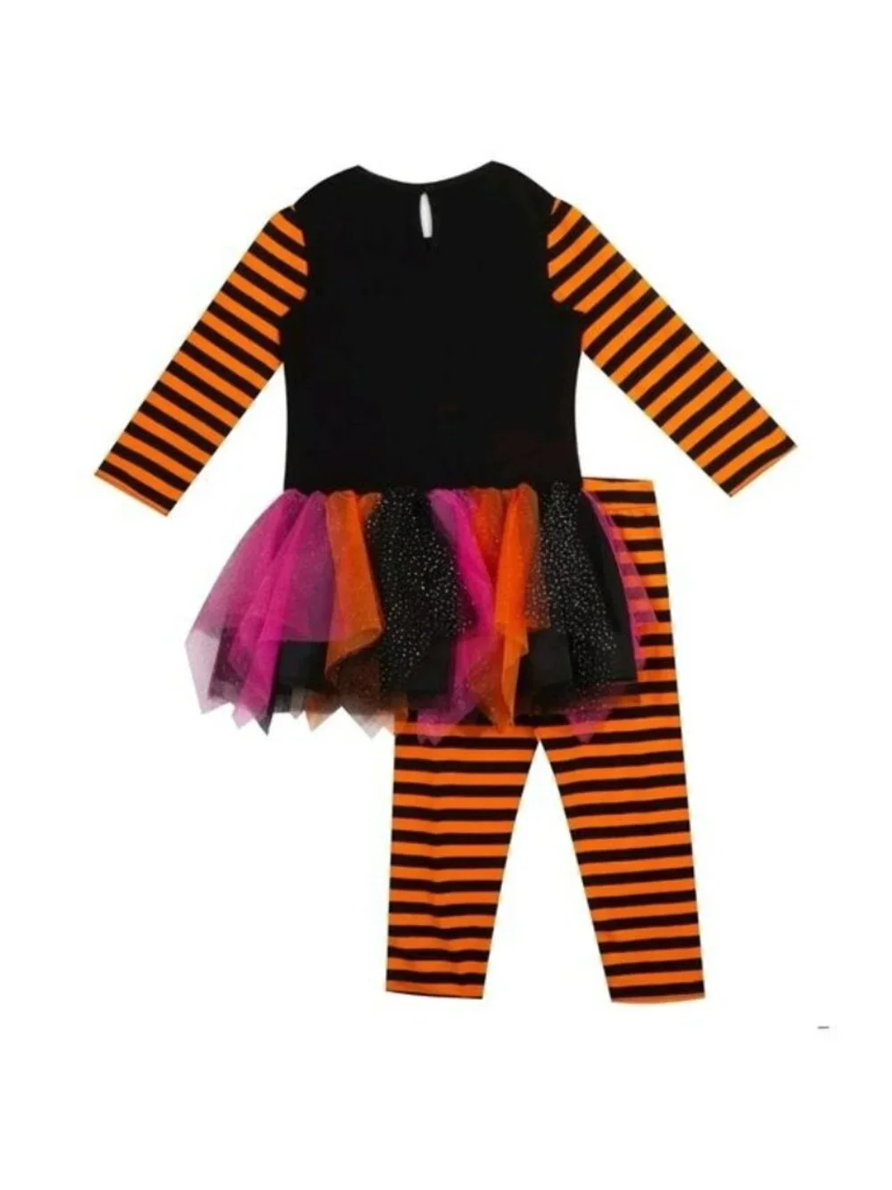 Emily Rose Girl's Fall Applique Halloween Tutu Tunic & Legging Set, Size 2T